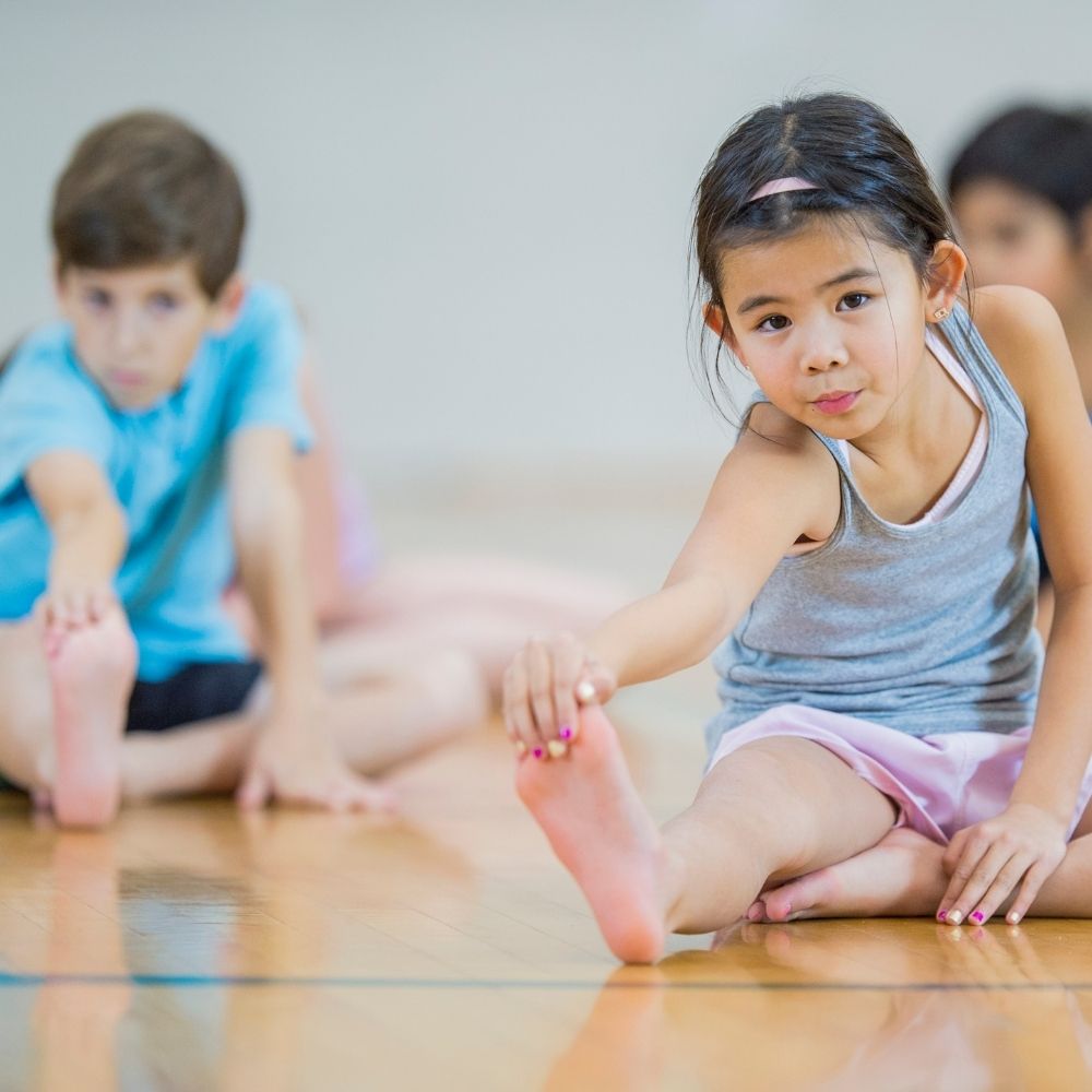 Yoga & Mindfulness - kid stretching