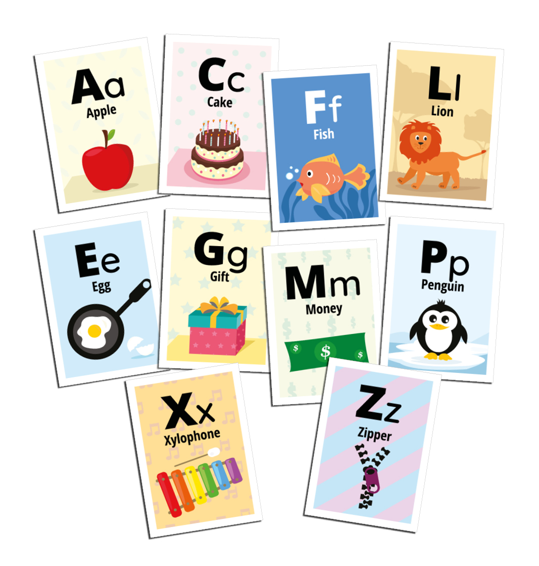 Alphabet flash cards