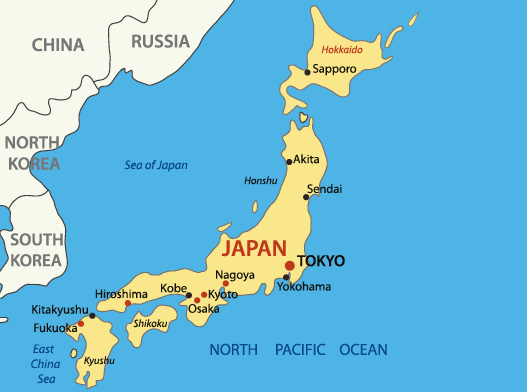 Map of Japan