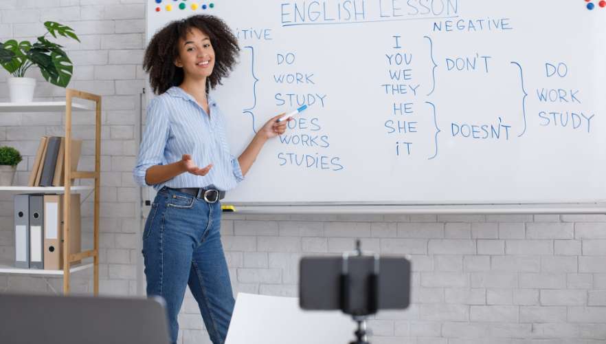 teaching english online