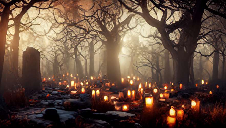 spooky trees